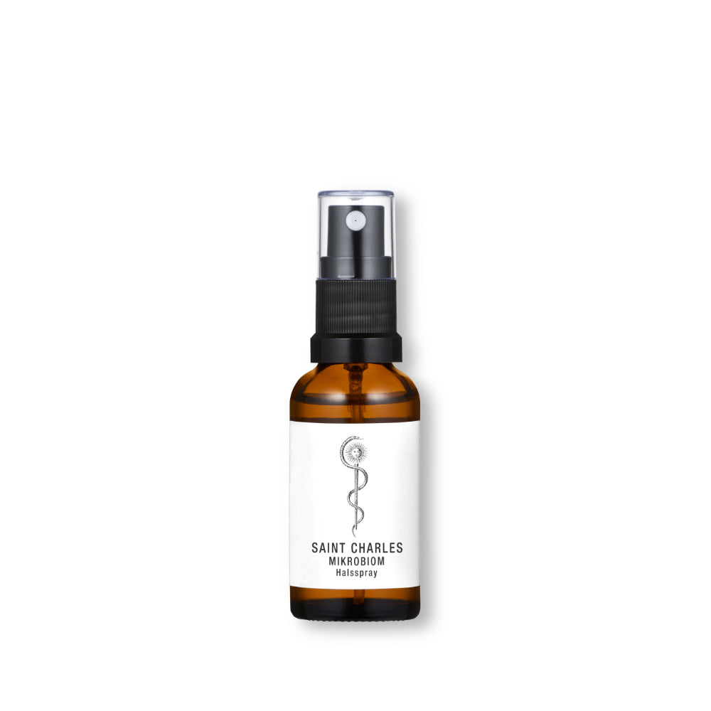 Mikrobiom Halsspray Wildkräutern Mikroorganismen